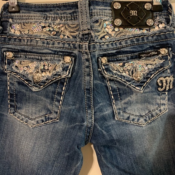 Miss Me jeans girls size 14 - Picture 3 of 4